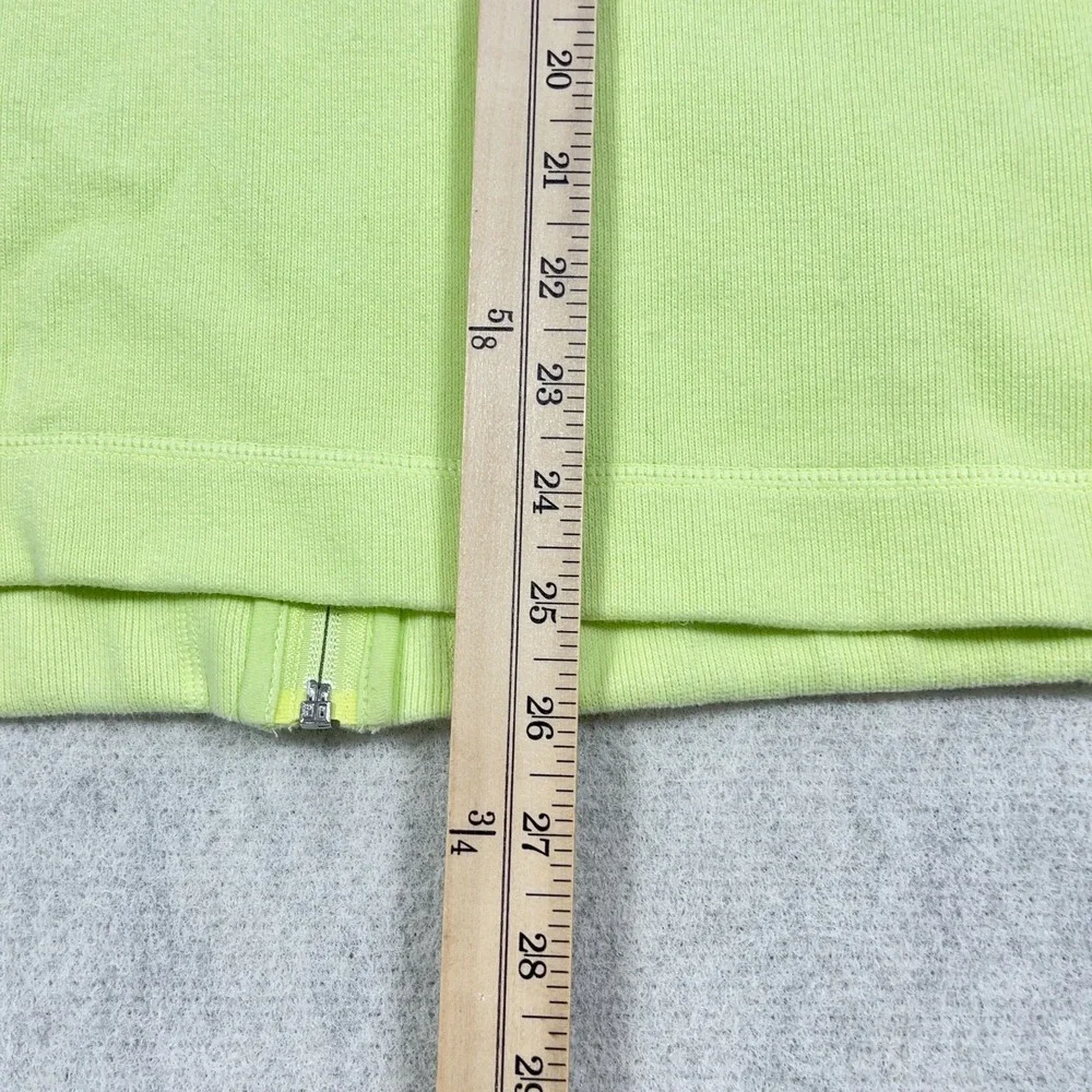 Tommy Bahama Sweater Women‎ Large Green Full Zip Jacket Relax Neon Marlin *